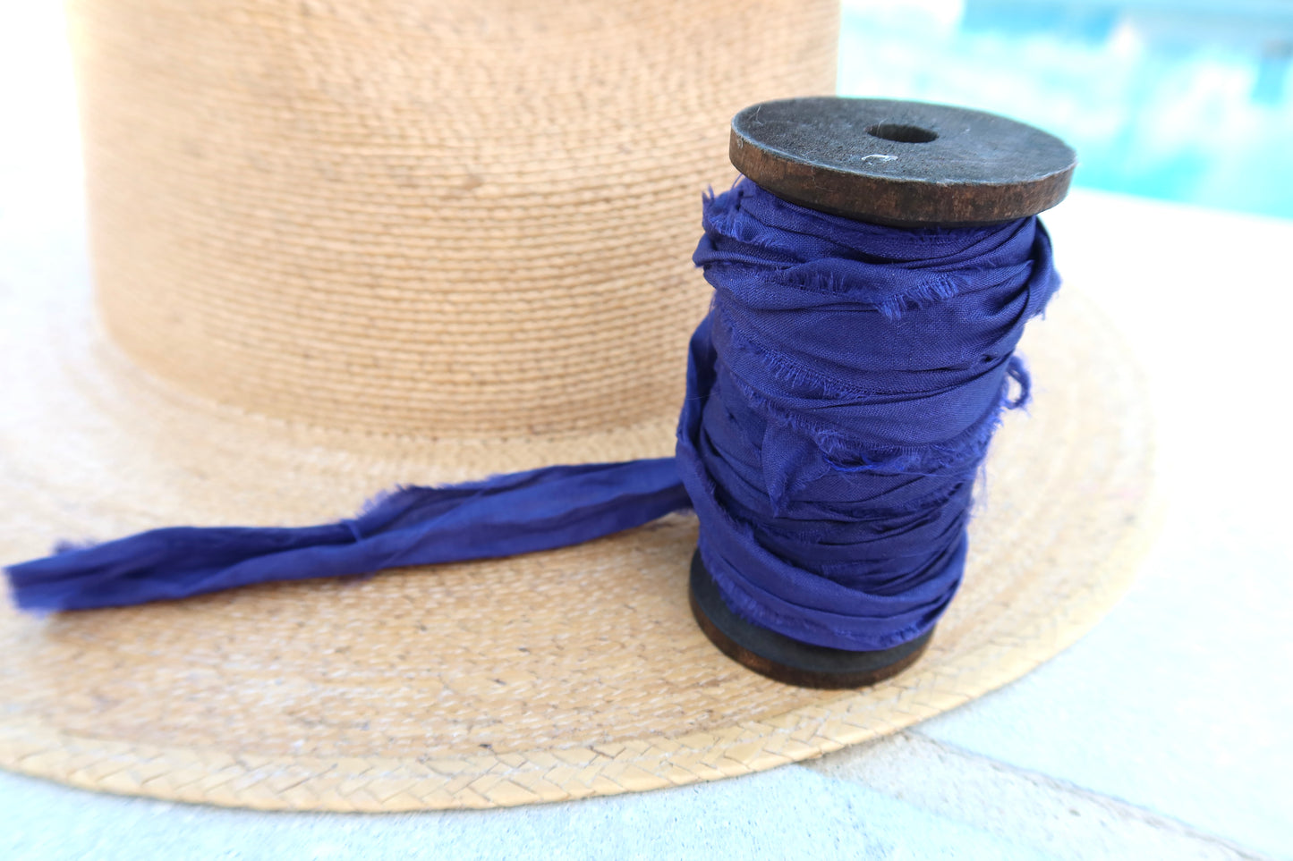 Navy Silk