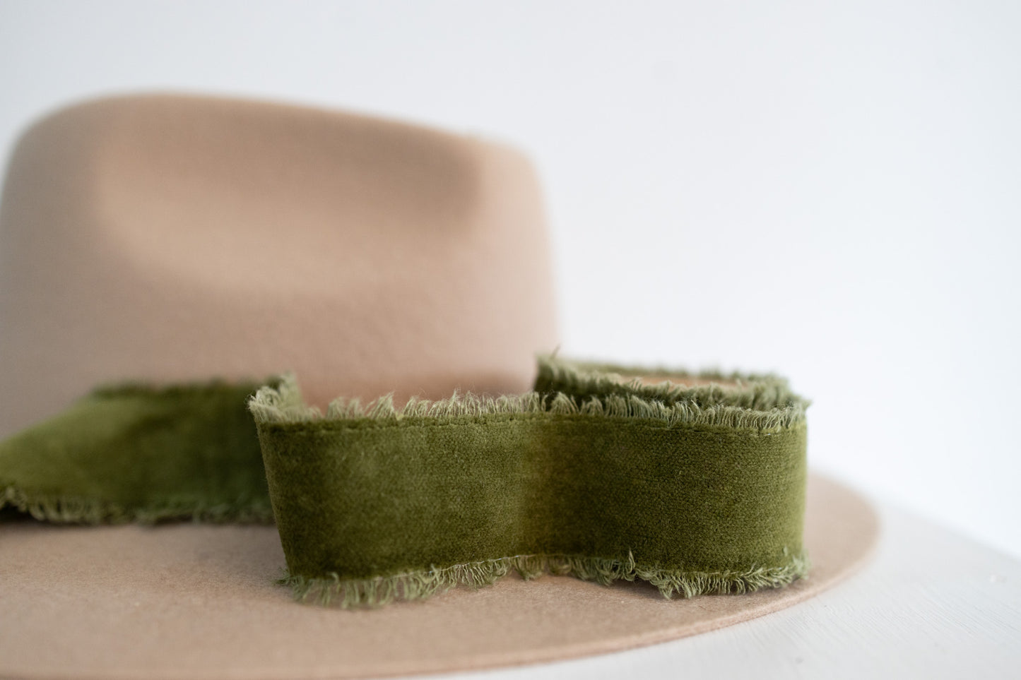 Olive Green Velvet