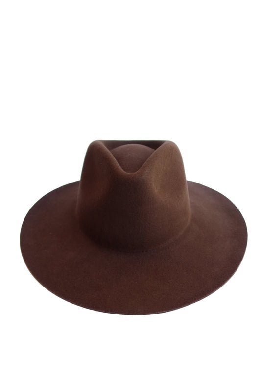 Curved Brim-Chocolate Brown